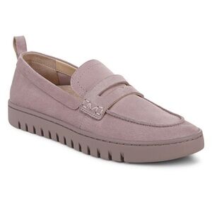 Vionic Uptown Suede Travel Penny Loafer Magnolia Dusk Purple/Gray Size 11
